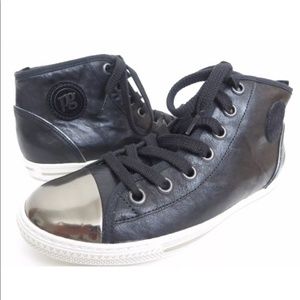 Paul Green Valletta Leather High Top Sneaker